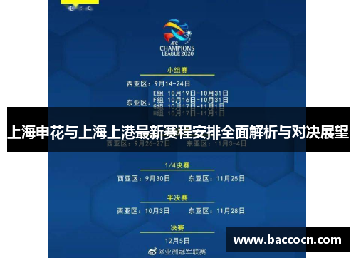 上海申花与上海上港最新赛程安排全面解析与对决展望